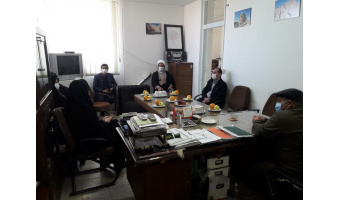 دیدار مسئول نهاد رهبری دانشگاه با همکاران حوزه مدیریت دانشجویی دانشگاه کاشان