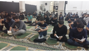 نخستین شب از مراسمِ پر فیضِ لَیالیِ قدر برگزار شد